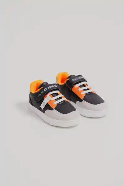 Swissbrand Tenis Para Niño Color Negro Talla 31