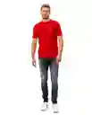 Camiseta Rojo Talla M Rifle100e001