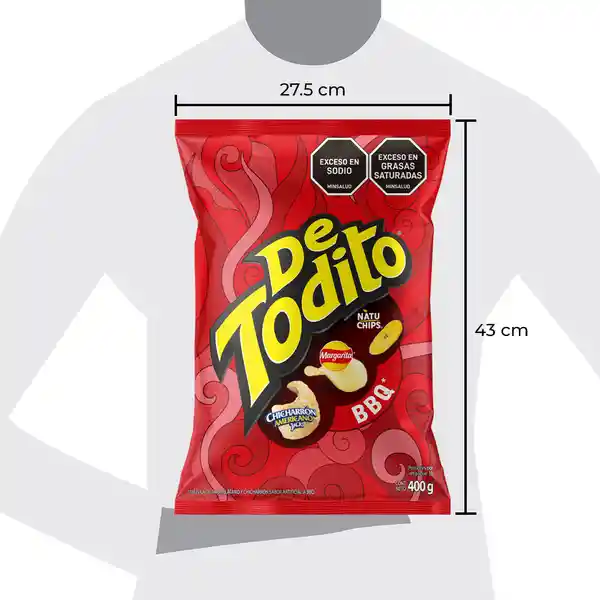 Detodito Snack Bbq 400 g