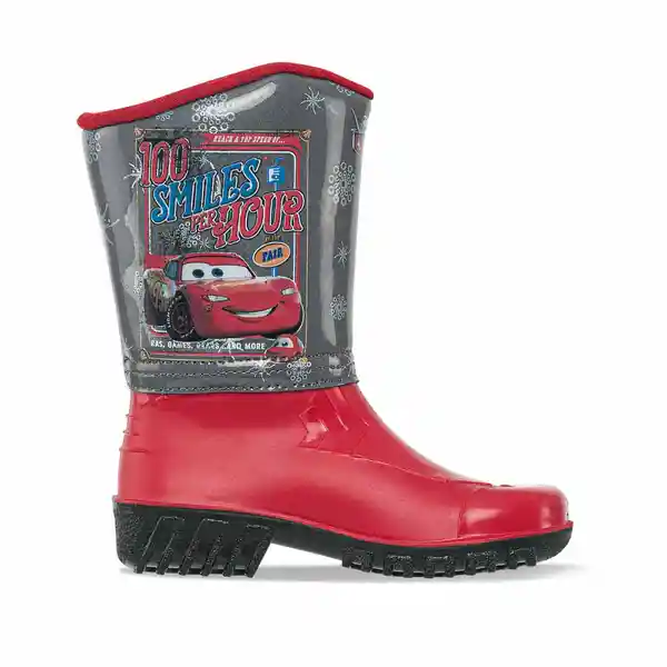 Disney Botas de Lluvia Cars Zayd Niño Rojo Talla 22