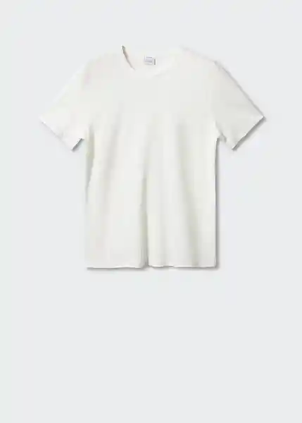 Camiseta Liman Blanco Talla XXL Hombre Mango