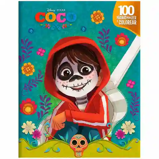 Coco 100 Paginas Para Leer y Colorear 3J Media - Disney