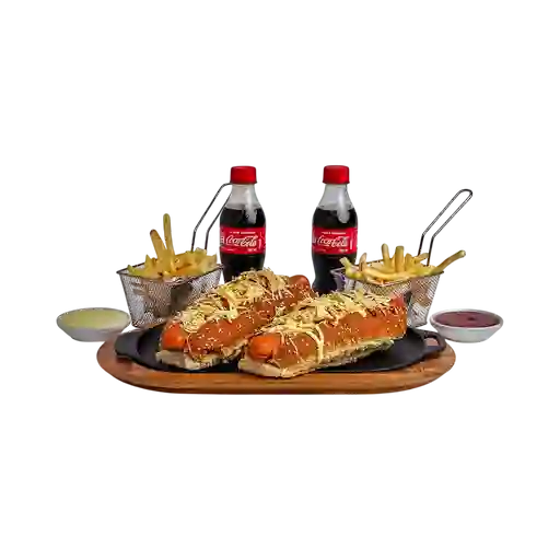 Mega combo - 2 hotdogs