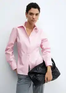 Camisa Sofía Rosa Talla M Mujer Mango
