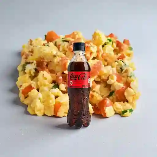 Combo Huevos Revueltos + Coca Cola Sin Azúcar 400 ml