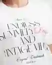 Camiseta Summer Graphic te Crudo Pristino Claro M Chevignon