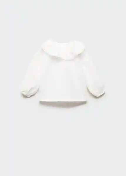 Blusa Jane Offwhite Talla 64 Niños Mango