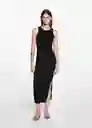 Vestido Dalia Negro Talla 21 Niñas Mango