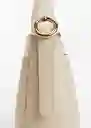 Bolso I Salva Off White Talla 99 Mujer Mango