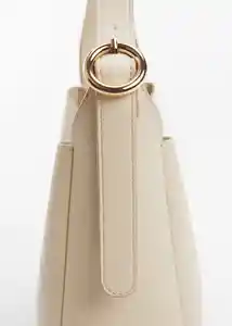 Bolso I Salva Off White Talla 99 Mujer Mango