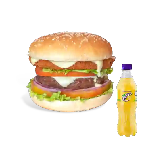 Combo Doble Carne Mixta + Quatro Original 400ML
