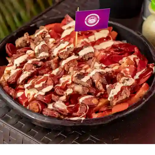 Salchipapa super especial