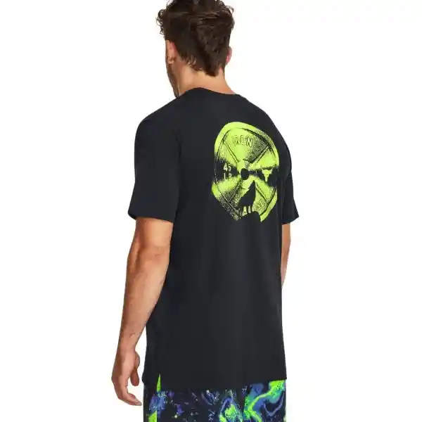 Under Armour Camiseta Rock Night Hombre Negro MD 1379751-001