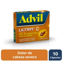 Advil Ultra Ibuprofeno (400 mg) Cafeína (65 mg)