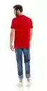 Replay Camiseta Basic Jersey 30/1 Rojo Talla L