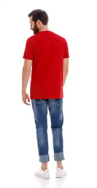 Replay Camiseta Basic Jersey 30/1 Rojo Talla L