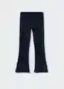 Leggings Flaret Navy Talla 08 Niñas Mango