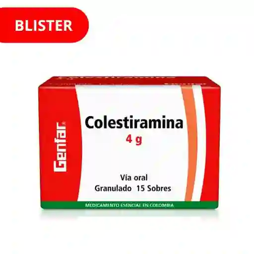Genfar Colestiramina (4 g)