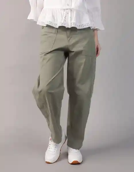 Pantalón Mujer Verde Talla 8 REGULAR 5289309 American Eagle