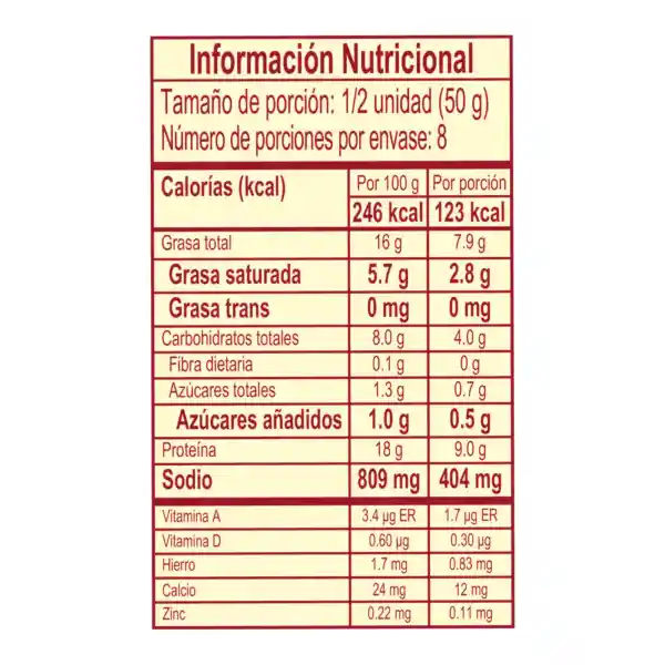 Ranchera Carne Preasada para Hamburguesa