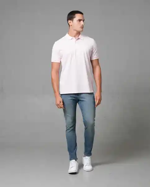 Camisa Tipo Polo Hombre Rosa Talla XL 190G010 Rifle