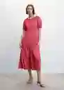 Vestido Prettyl-H Fucsia Talla S Mujer Mango