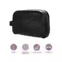 Cosmetiquera Tipo Piel Negro Miniso