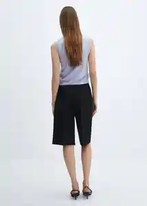 Chaleco Luka Celeste Talla S Mujer Mango