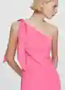 Vestido Lazaro Rosa Talla S Mujer Mango