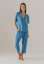 Pantalon Pijama Capri S - Verde