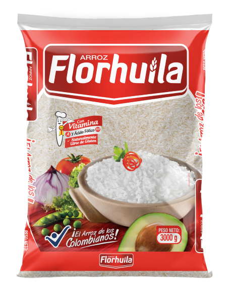 Florhuila Arroz Blanco con Vitaminas 3 kg