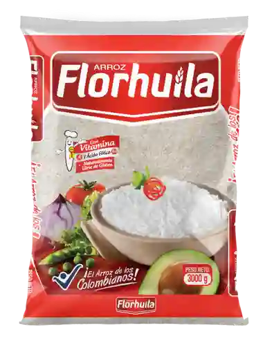 Florhuila Arroz Blanco con Vitaminas 