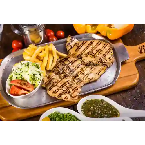 Pechuga a la Plancha 300Gr+2 Acompañamie