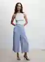 Pantalón Life Azul Talla XS Mujer Mango