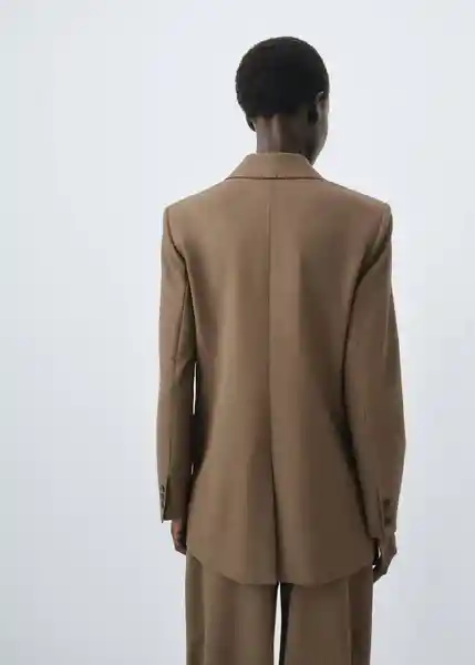 Blazer Americana Iris Topo Talla M Mujer Mango