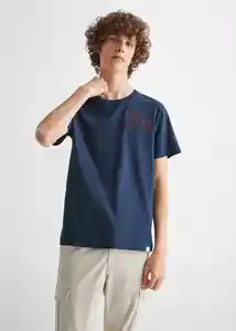 Camiseta Made Navy Talla 19 Teen Niños Mango