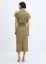 Vestido Adriana-W Khaki Talla XL Mujer Mango