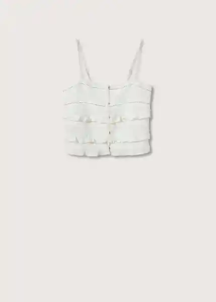 Top Merengue Crudo Talla S Mujer Mango