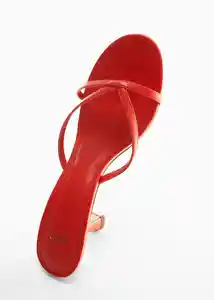 Sandalias Flier Coral Talla 37 Mujer Mango