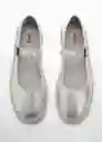 Zapatos Geryp Plata Talla 36 Niñas Mango