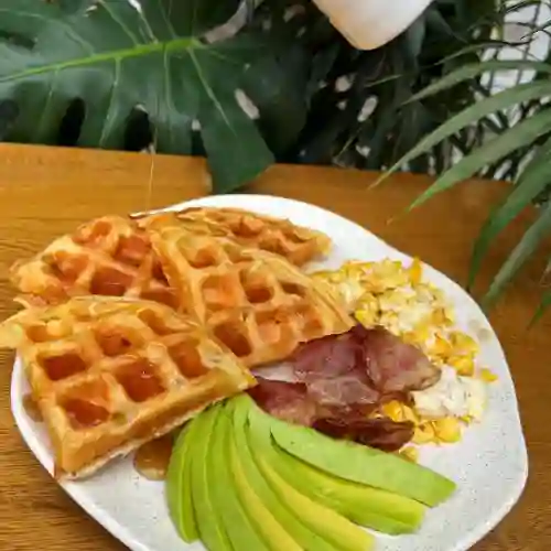 Waffles de Yuca