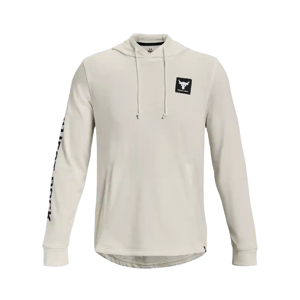 Under Armour Camiseta Pjt Rock Terry Hoodie Hombre Blanco SM