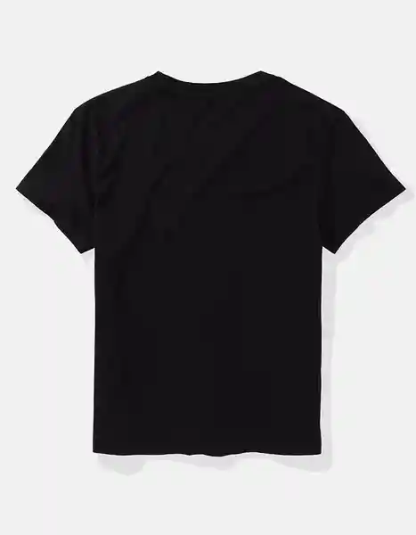 Camiseta Mujer Negro Talla X-Small American Eagle 03009514