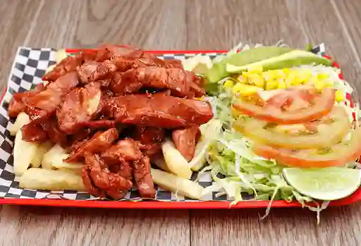 Plato de Costilla BBQ