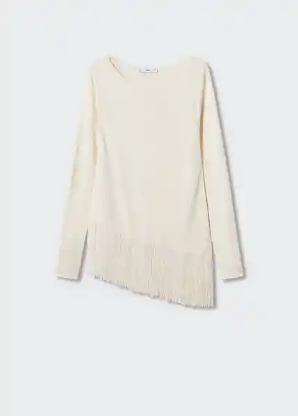 Saco Jersey Verano Crudo Talla 27 Mujer Mango