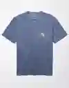 Camiseta Hombre Azul Talla Medium American Eagle 01853916