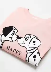 Buzo Sudadera Happy Rosa Talla 10 Niña Mango