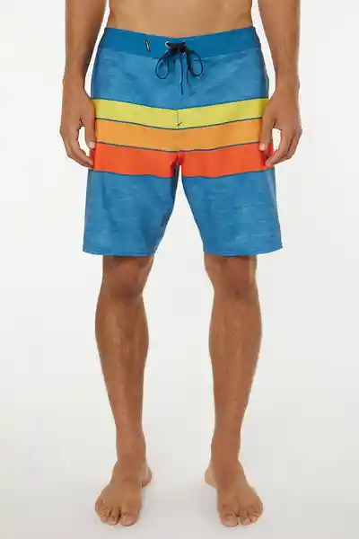 ONeill Short de Baño Hyperfreak Heist Line Am Azul Talla 34