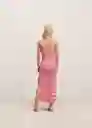 Vestido Seul Rosa Pastel Talla M Mujer Mango