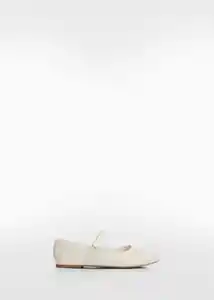 Zapatos Sandra-A Off White Talla 38 Niñas Mango